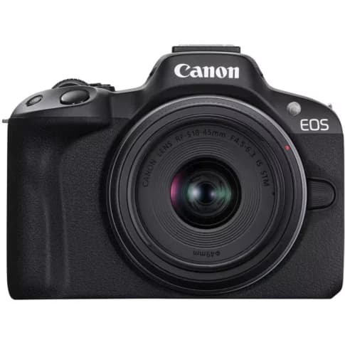 Canon EOS R50 with rf 18-45mm lense